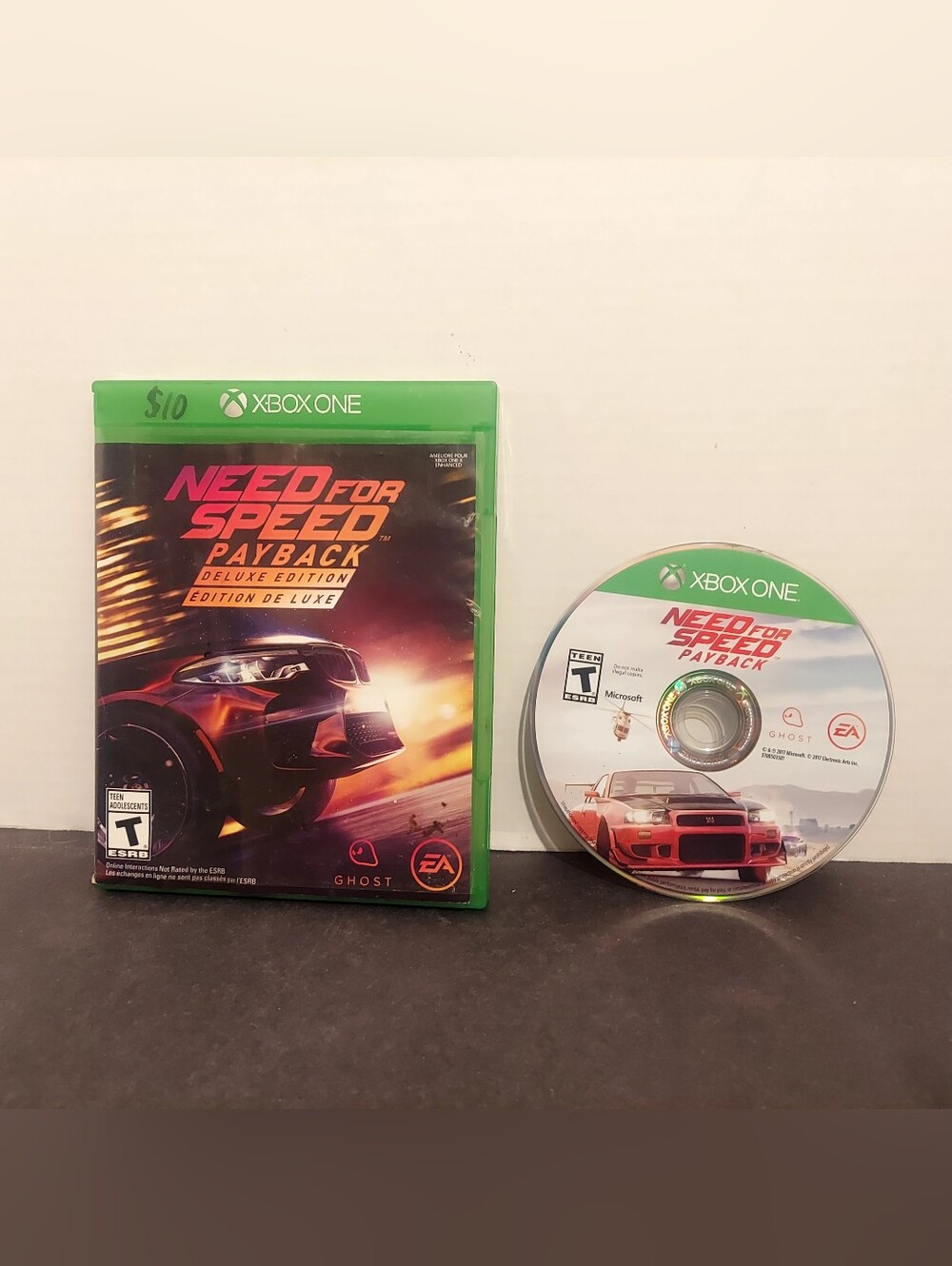 Need for Speed Payback Deluxe Edition Microsoft Xbox One 2017 Game Videogame